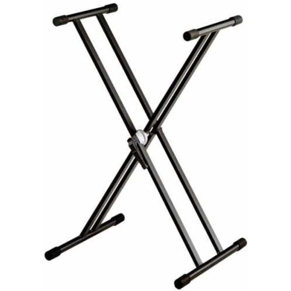 MUSIC STORE KB-9 dubbel X statief t/m 50 Kg met Crocodile Verschluss