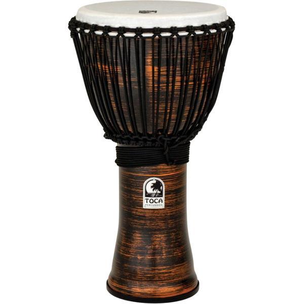 Toca TF2DJ-12SC Rope Tuned Djembes 12 Spun Copper djembé