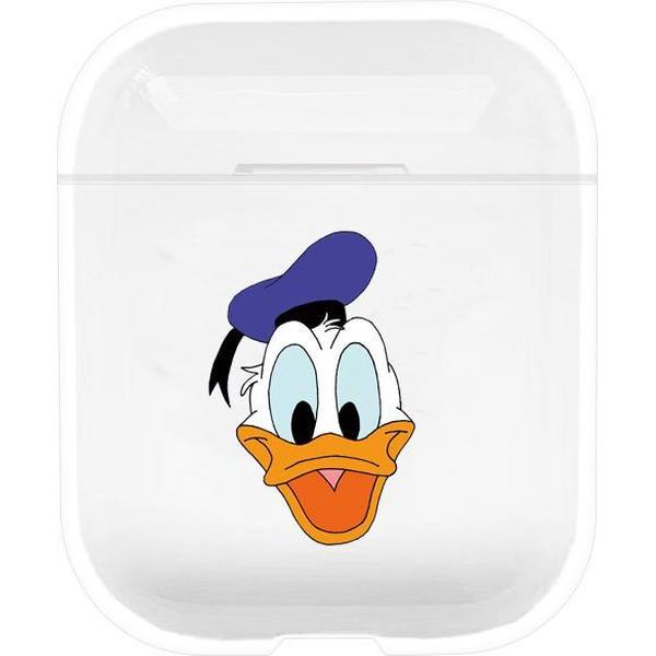 AirPods Case Cover - Bescherm hoes - Donald Duck - Geschikt voor Apple AirPods 1 & 2 - gerrey.