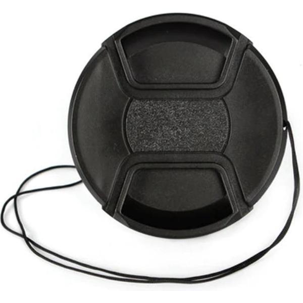 Hiden | Snap-on Lenscover - 52 mm - Herbruikbaar - Fotografie - Lenzen - Lensdop | Zwart