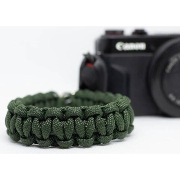 Dutch Cord |Camera Polsriem | Camera Polsband | Camera Wrist Strap | Met Peak Design Anchor Link | The Dark Green Strap