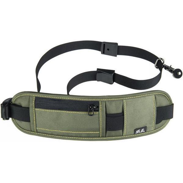 Camera Schouderband / Nekriem / Camerariem - Type Wide Groen