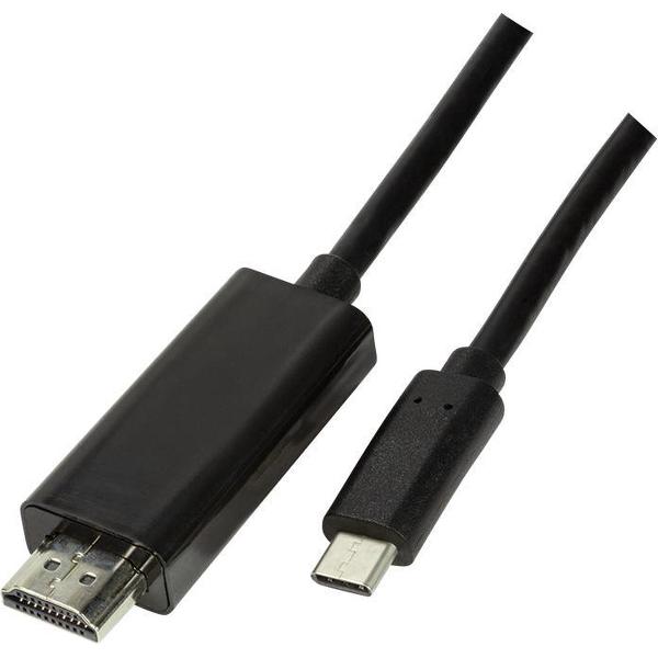 USB-C 3.2 (M) --> HDMI (M) 3.00m LogiLink