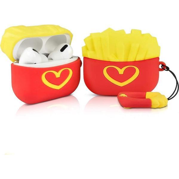 Cartoon Silicone Case voor Apple Airpods Pro - I love Fries