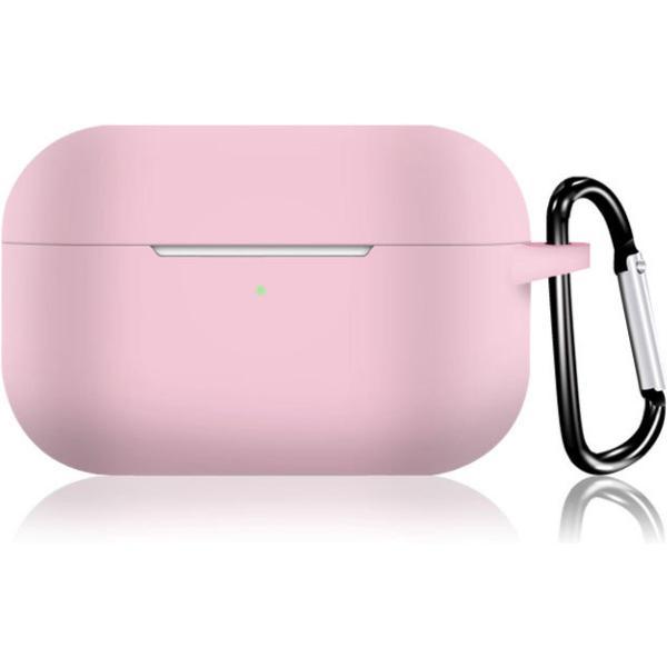 KELERINO. Siliconen Case voor Apple AirPods Pro - Met Haak - Roze