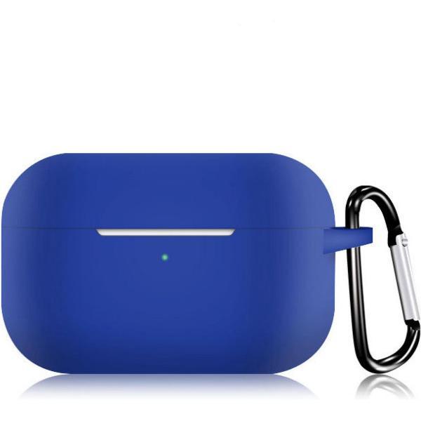 KELERINO. Siliconen Case voor Apple AirPods Pro - Met Haak - Blauw