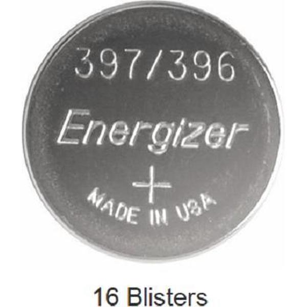 16 stuks (16 blisters a 1 stuk) Energizer Silver Oxide 396/397 forniturenpack