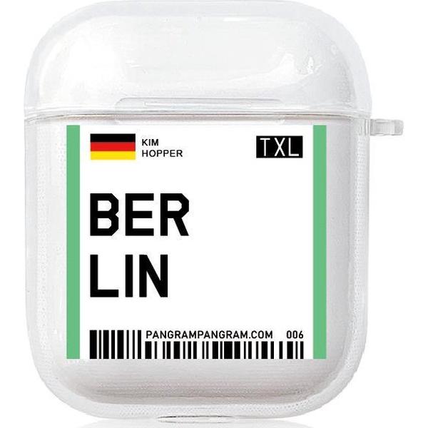 AirPods Case Cover City - Bescherm hoes - Berlijn - Geschikt voor Apple AirPods 1 & 2 - gerrey.