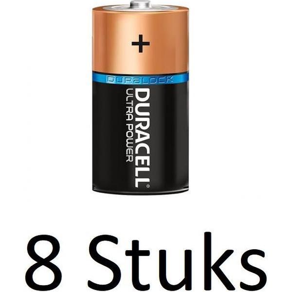 8 Stuks Duracell Ultra Power C Batterijen Bulk