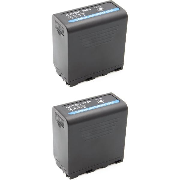 ChiliPower Sony NP-F970 / NP-F980U accu - Extra Power - 10.050mAh - met USB-in Ã©n USB-out - 2-Pack