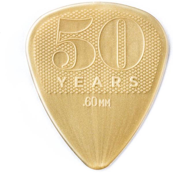 Dunlop Nylon Standard Pick 50th Anniversary 6-Pack 0.60 mm standaard plectrum