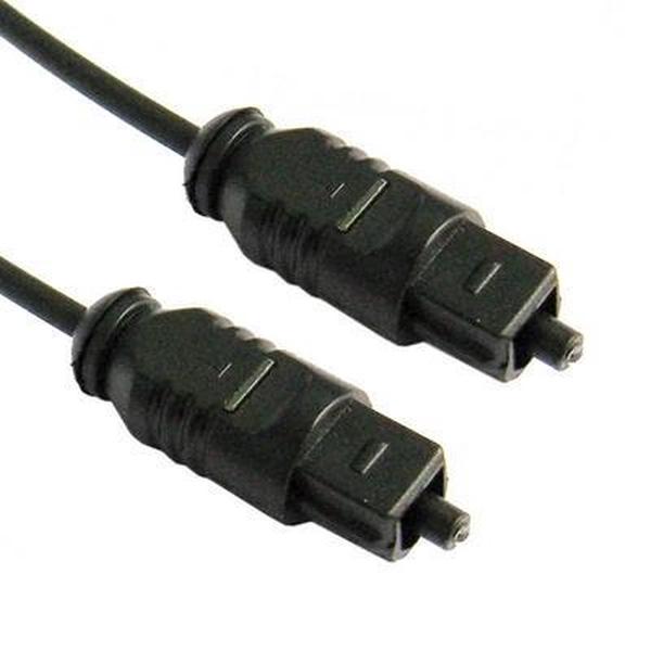 Optische audiokabel, OD: 2.2MM, lengte: 2m (zwart)