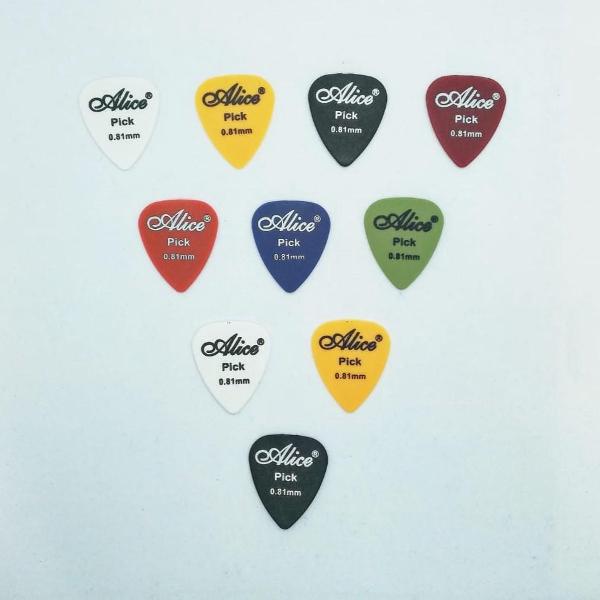 Alice plectrums 0,81 MM 10 stuks | The Box.