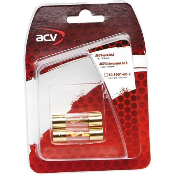 AGU zekering 60 Ampere (gold) 2 pieces