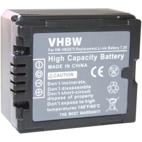 VHBW Camera accu compatibel met Panasonic DMW-BLA13, VW-VBG070, VW-VBG70 en VW-VBG130 / 700 mAh