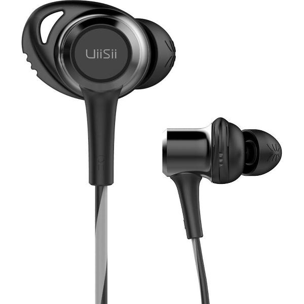 UiiSii BT260 Sport Zwart - Draadloze Oortjes Met Titanium Composite Diaphragm Drivers 10mm