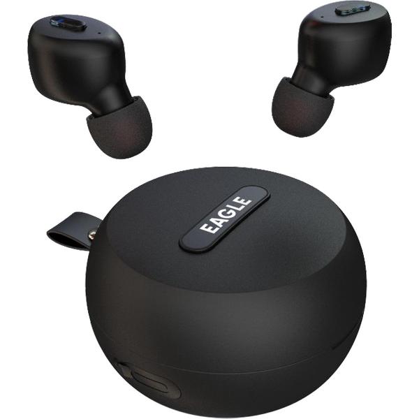 Eagle X12 Wireless Earbuds | Draadloze In-Ear Oordopjes | Zwart
