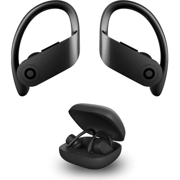 MANI Draadloze Oordopjes- Bluetooth Oordopjes- met Oplaadbare case- Draadloze oortjes- Zwart