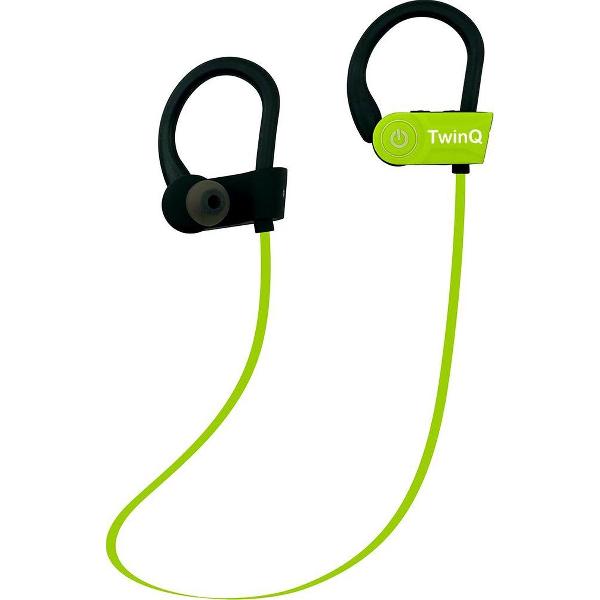 TwinQ Draadloze In-ear Bluetooth Sport Oordopjes - Voor hardlopen of fitness - Groen