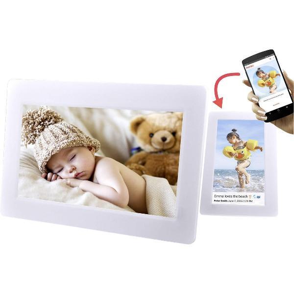 Denver 7 inch Digitale Fotolijst met WIFI en Frameo Software Wit