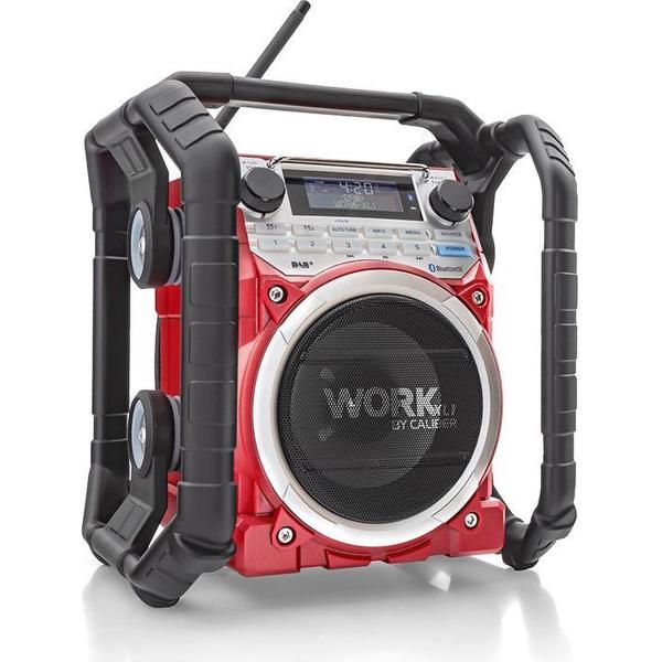 Caliber WorkXL1 Pack - Bouwradio met accu - DAB+