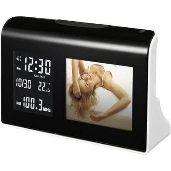 Digitale fotolijst kleurenscherm met wekker en FM radio AC9130D