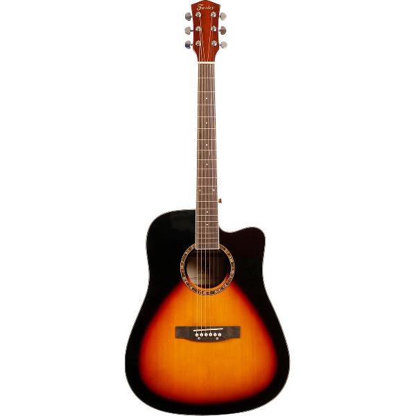 Fazley W65-SB akoestische western gitaar sunburst