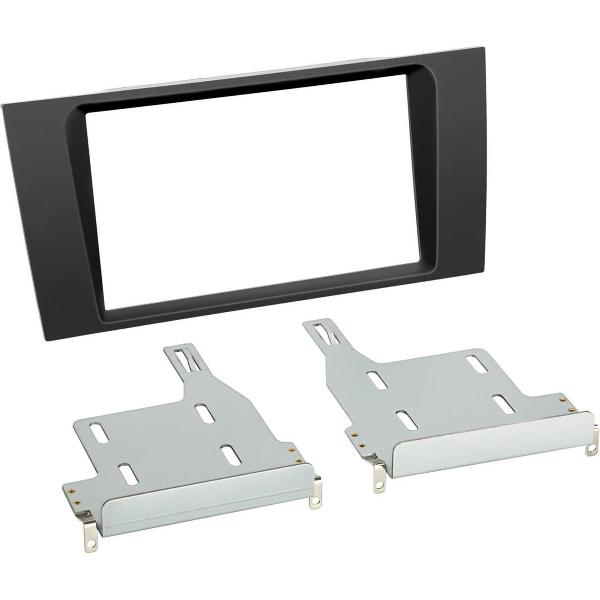 2-DIN Paneel Audi A4 Symphony 2000-2001 Zwart