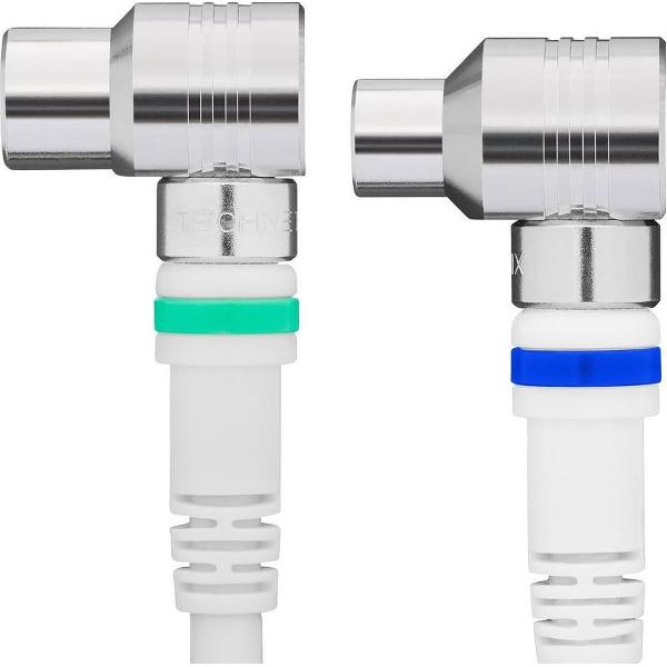 Technetix RLA++21 4G/LTE proof 4K Ultra HD IEC (m) - IEC (v) coaxkabel - 1,5 meter