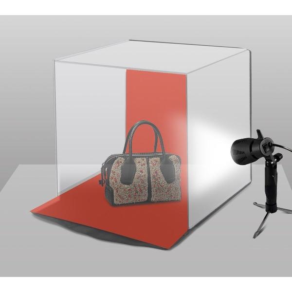 6W 12 SMD 5730 LED-fotografie Draagbare draagbare lichtlamp met fotostudio (wit licht)