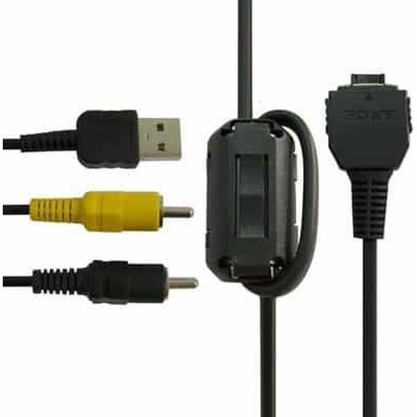 Digitale camera USB + AV datakabel voor SONY W50, W220, lengte: 1.35m