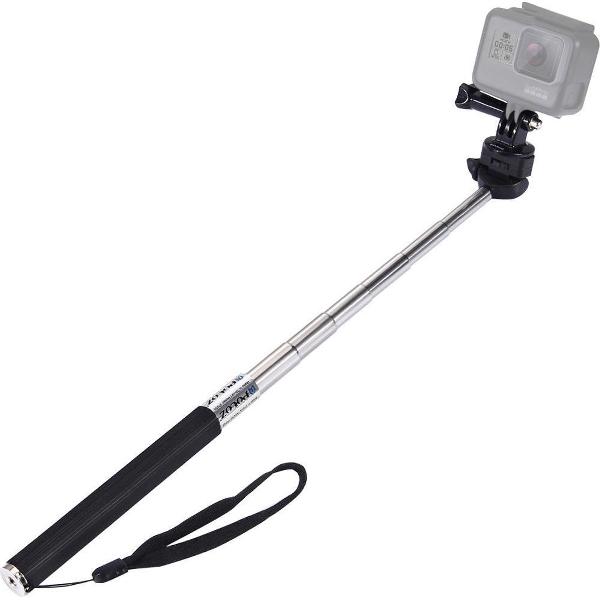 PULUZ uitschuifbare handheld Selfie Monopod voor GoPro NIEUWE HERO / HERO7 / 6/5/5 sessie / 4 sessie / 4/3 + / 3/2/1, DJI Osmo Action, Xiaoyi en andere actiecamera's, lengte: 22.5-100cm