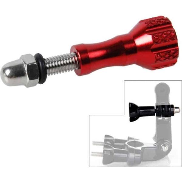 TMC Aluminium Mini Duimknop Roestvrije Boutschroef voor GoPro NIEUWE HELD / HERO6 / 5/5 Sessie / 4 Sessie / 4/3 + / 3/2/1, Xiaoyi en Andere Actiecamera's, Lengte: 5 cm (Rood)