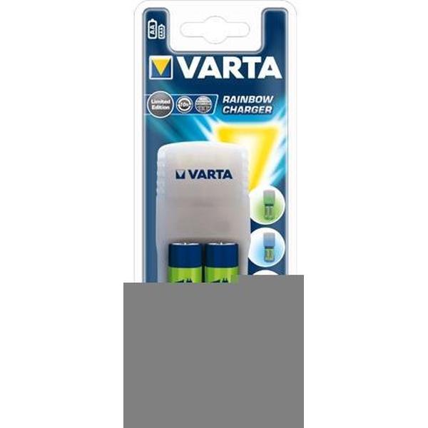 Varta Easy Energy Rainbow Charger plus 2 AA batterijen 2100 mAh