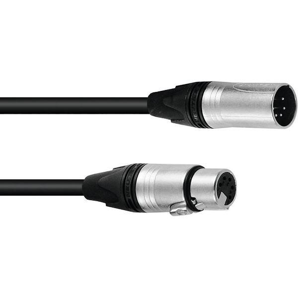 SOMMER CABLE DMX kabel XLR 5pin 5m bk Neutrik