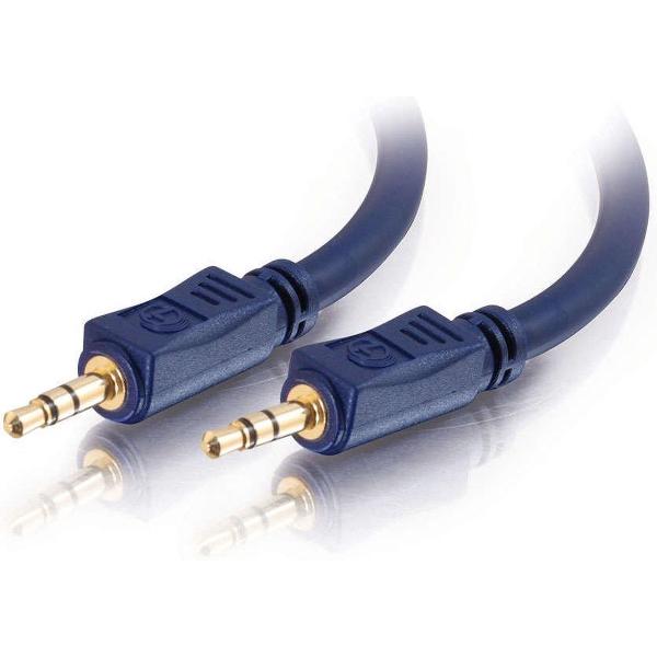C2G 2m Velocity 3.5mm Stereo Audio Cable M/M audio kabel Zwart