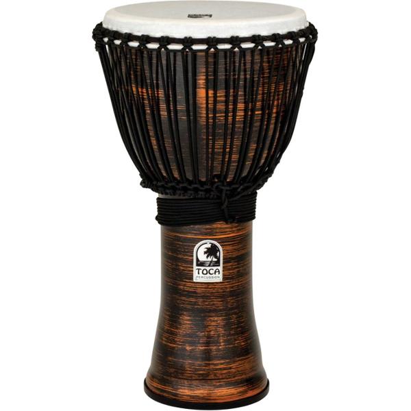 Toca TF2DJ-14SCB Rope Tuned Djembes 14 Spun Copper djembé