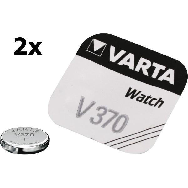 2 Stuks - Varta V370 30mAh 1.55V knoopcel batterij