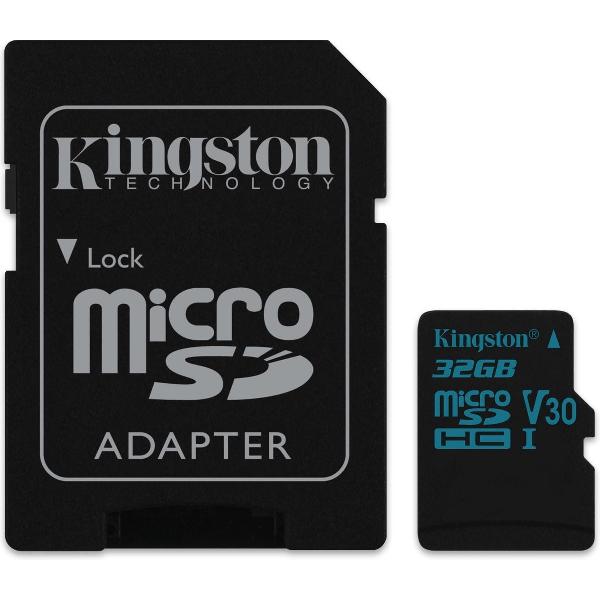 Kingston Technology Canvas Go! flashgeheugen 32 GB MicroSDHC Klasse 10 UHS-I