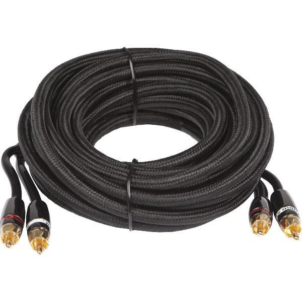 AUDIO-SYSTEEM HIGH-END cinch-kabel. 5000mm OFC cinch-kabel met SNAKE-SKIN
