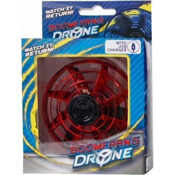 Toys Amsterdam Boomerang-drone Met Usb-oplader Rood 2-delig