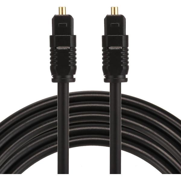 By Qubix Toslink kabel - Audio male to male - 3 m - Zwart