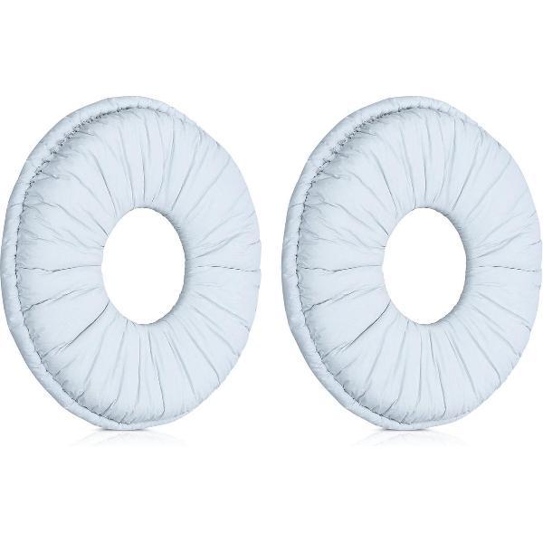 kwmobile 2x oorkussens voor Sony MDR-ZX110 / MDR-ZX310 koptelefoons - imitatieleer - voor over-ear-koptelefoon - grijs