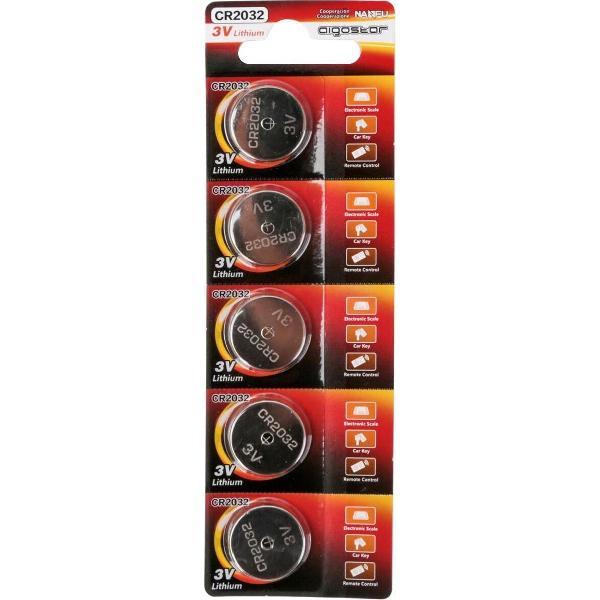 Knoopcel Batterij - Igna Zinya - CR2032 - 3V - Lithium Batterijen - 5 Stuks