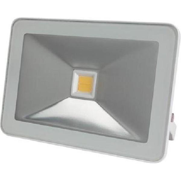 DESIGN LED-SCHIJNWERPER - 30 W, WARMWIT - WIT