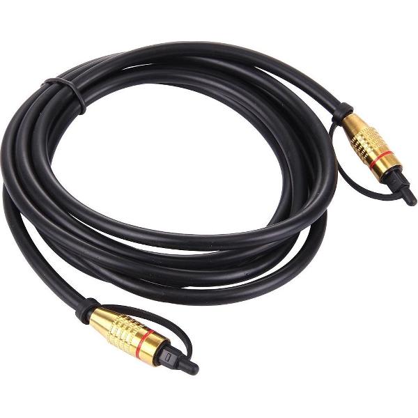 Digitale audio optische vezel Toslink-kabel, kabellengte: 2 m, OD: 5,0 mm