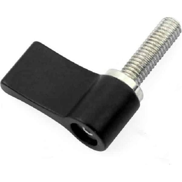Aluminiumlegering Bevestigingsschroef Actiecamera Positionering Vergrendeling Handschroefaccessoires, Afmeting: M5x17mm (zwart)