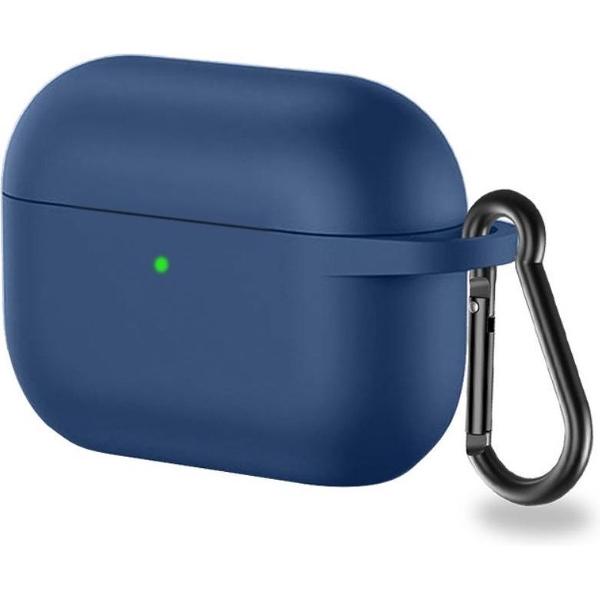Lunso - Softcase cover hoes - AirPods Pro - Blauw