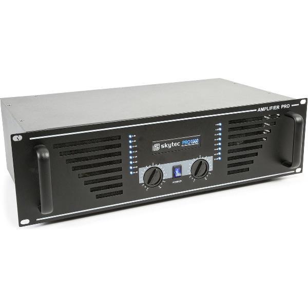 SkyTec SKY-1000B PA Versterker 2x 1000W - Zwart