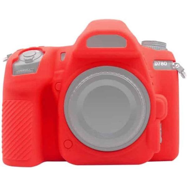 PULUZ zachte siliconen beschermhoes voor Nikon D780 (rood)